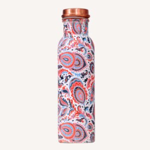 Coppertino Royal Jaipuri Print Water Bottle-1 Litre